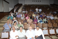 Audience arriving